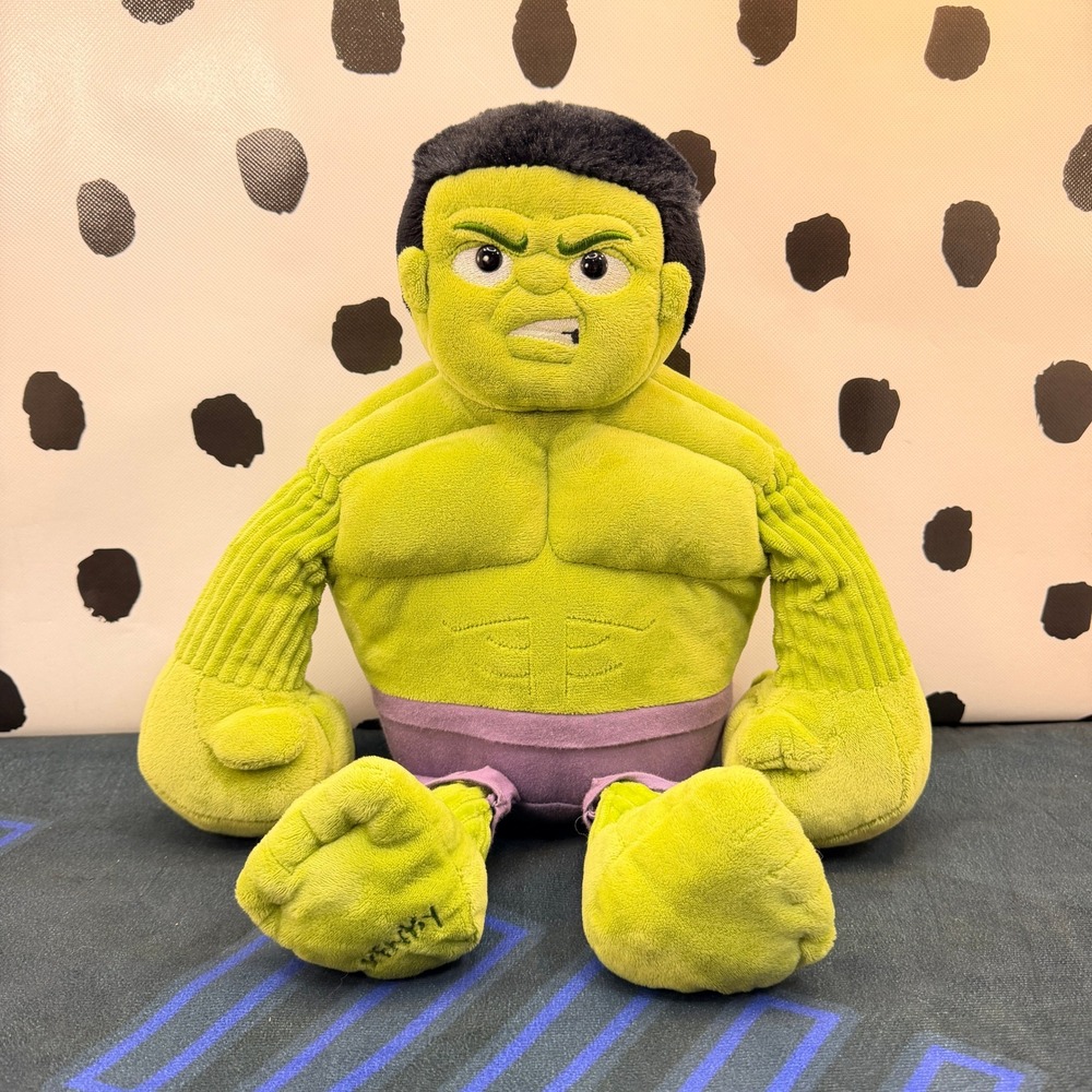 Scentsy Buddy Marvel Incredible Hulk Plush 12" Zipper Pocket Avengers